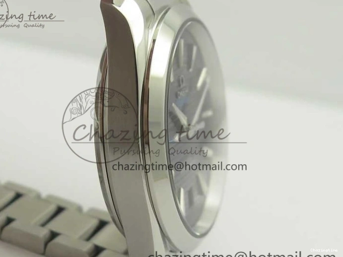 0130 Aqua Terra 150M Master Chronometers VSF 1:1 Best Edition Deep Blue Dial Silver Hand on SS Bracelet A8900 Super Clone HighPerformance 8013